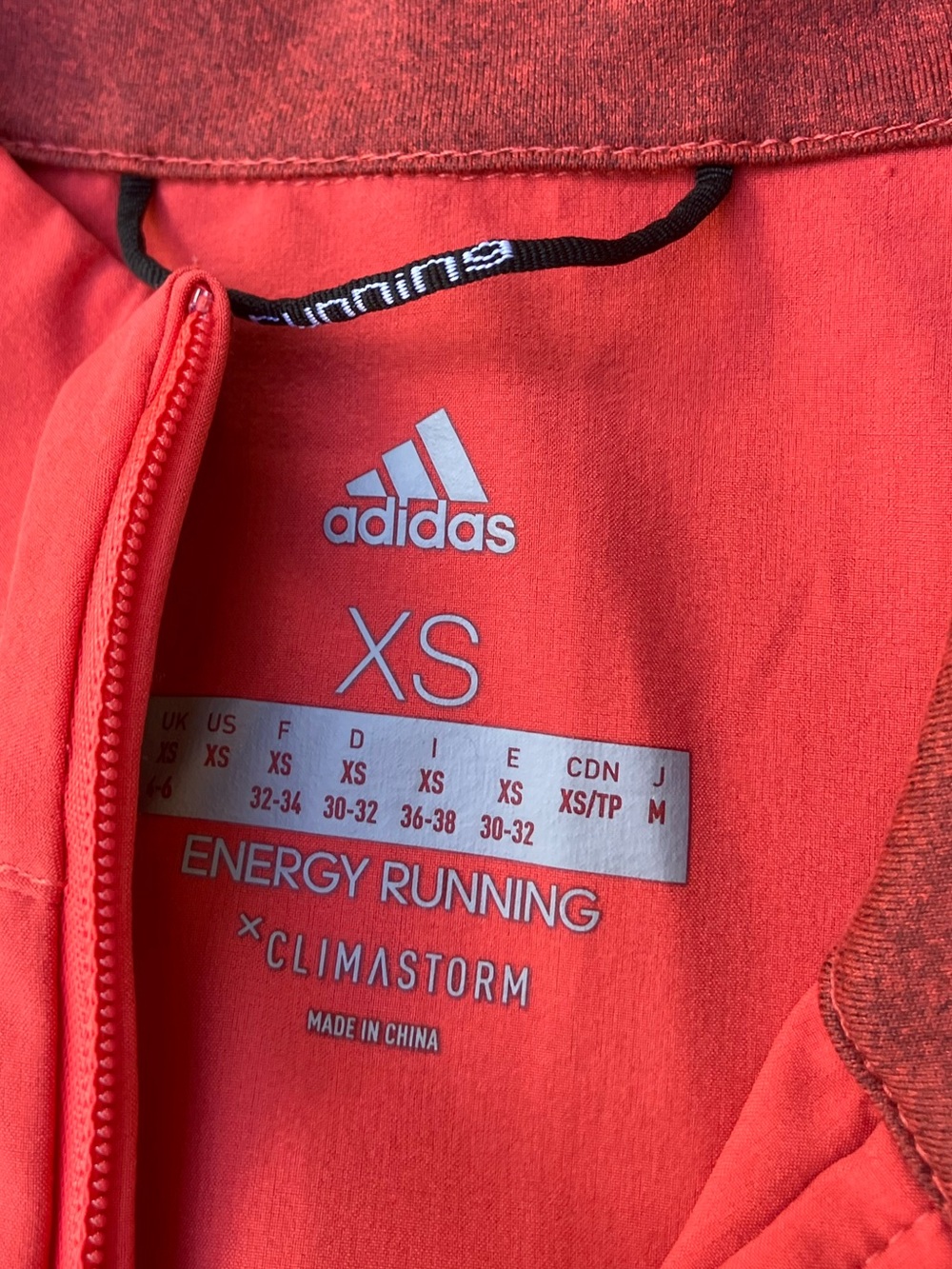 Warm up Track jacket women's Adidas running Boston Marathon 2018 red xs - Picture 5 of 13